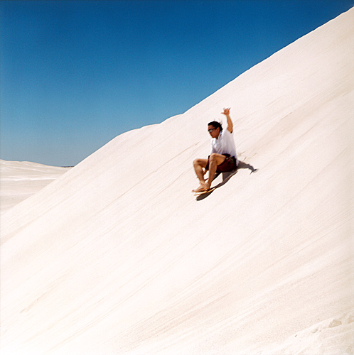 Sandboarder, Western Australia - Getty ref: 3413-000040 - direct link on 
  contact page