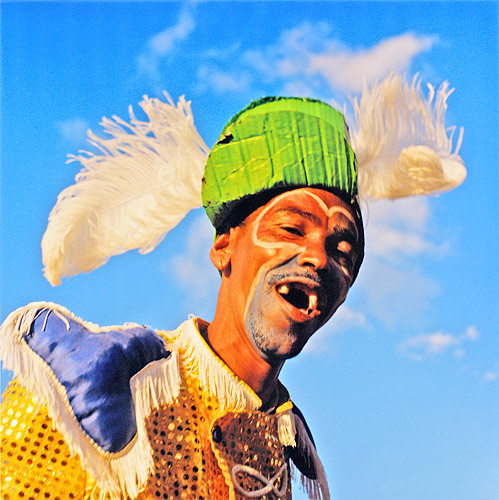 Carnival reveller, Cape Town, South Africa