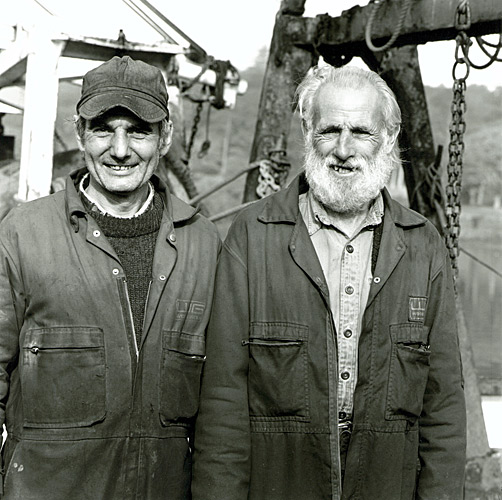 Dock workers, Stornoway, Outer Hebrides